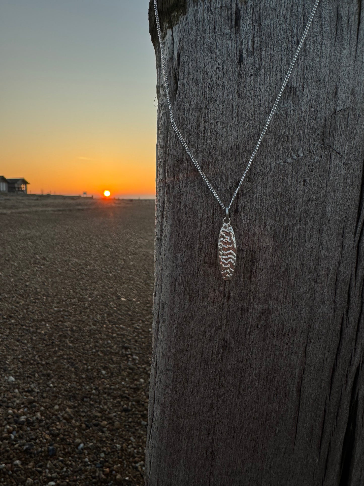 Surf board necklace