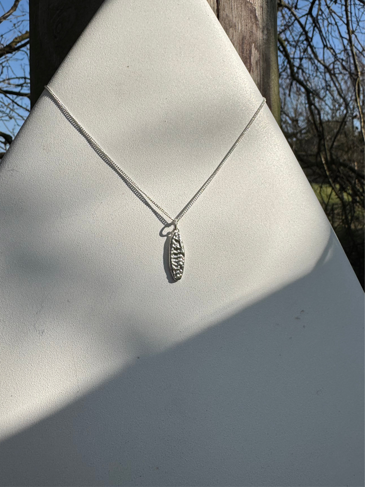 Surf board necklace