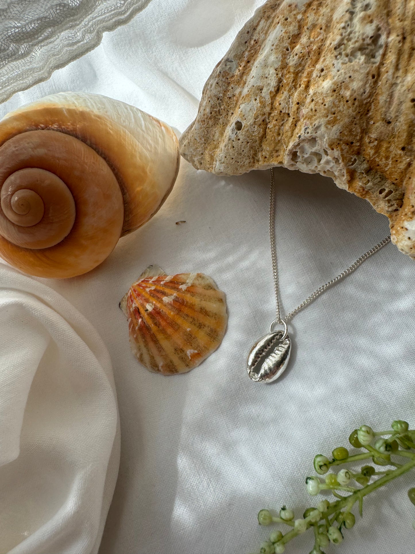 Cowry shell necklace