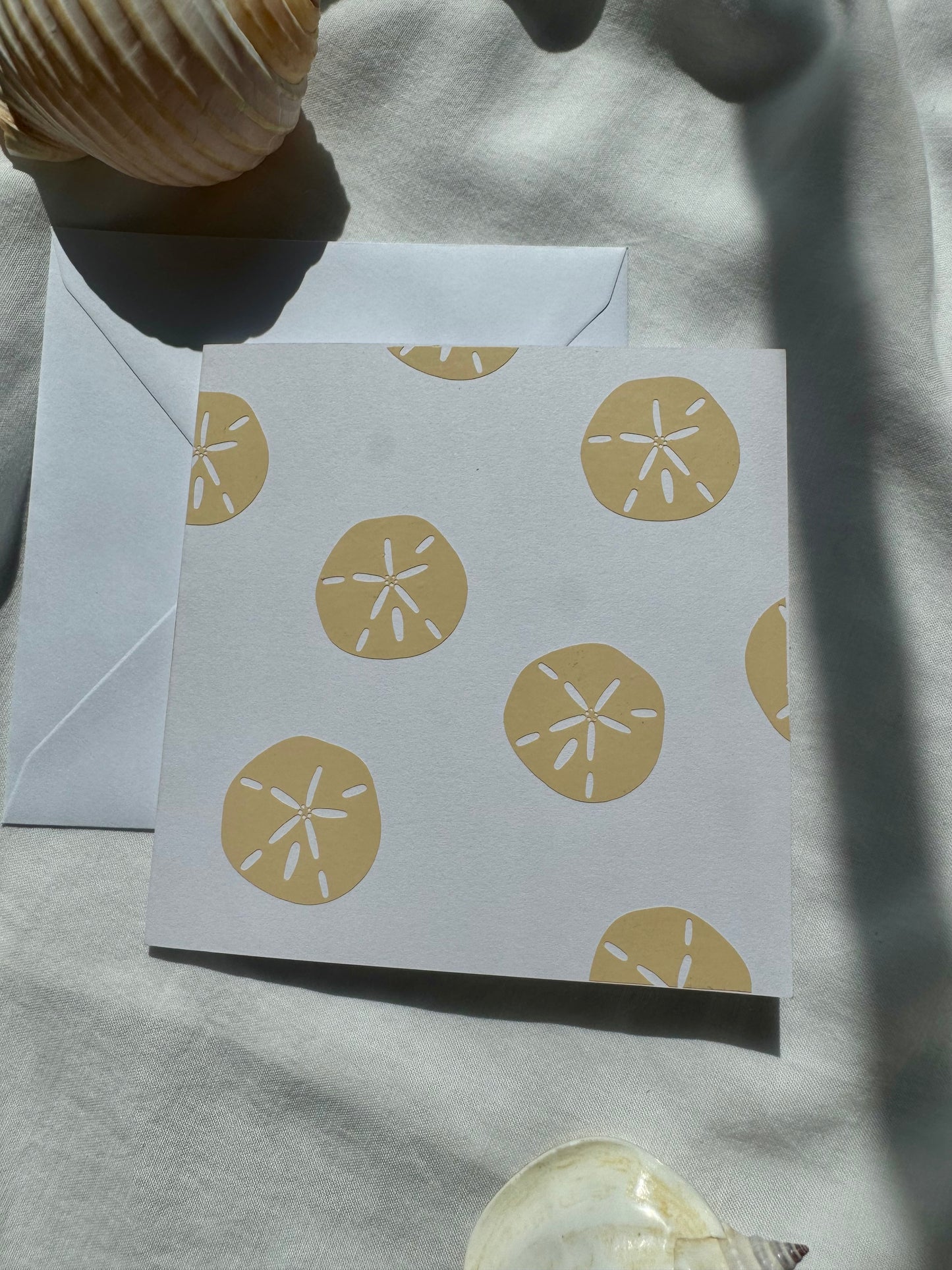 Sand dollar card