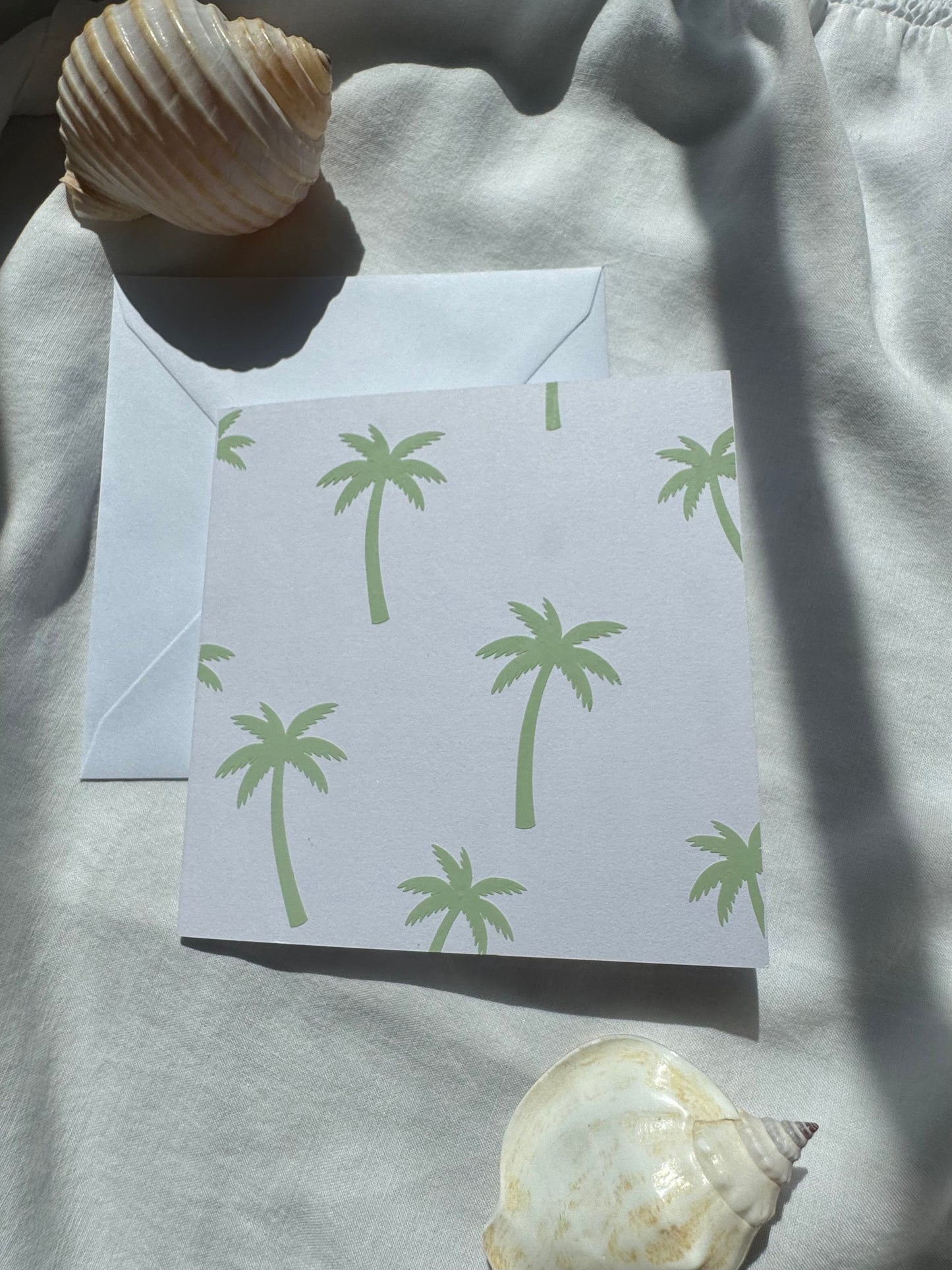 Palm tree card