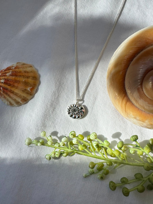 Ammonite necklace