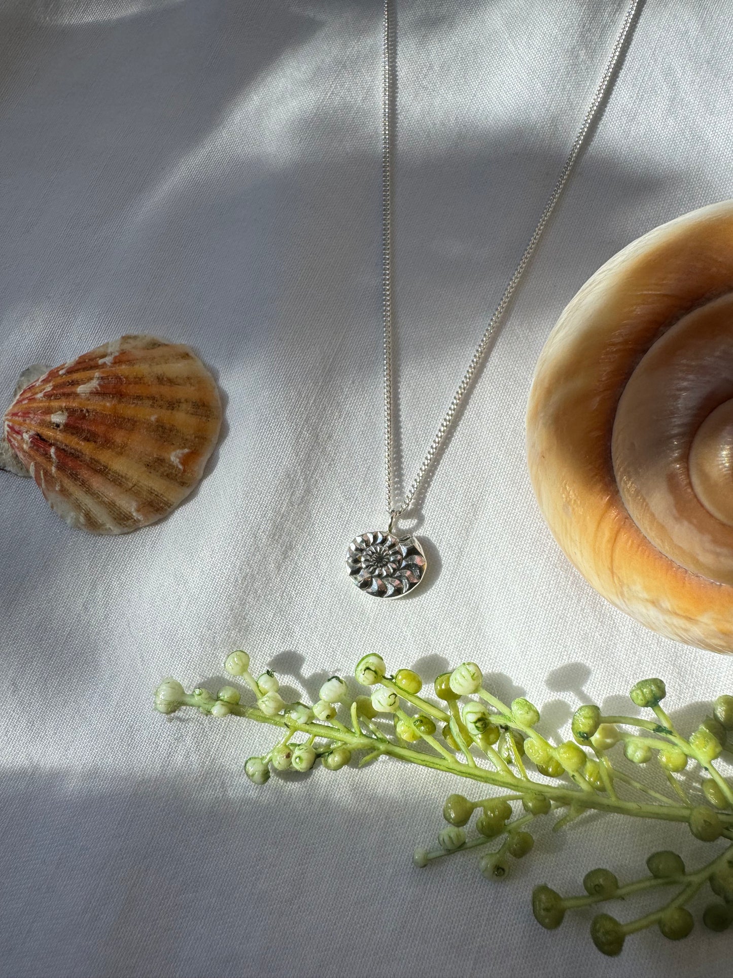 Ammonite necklace