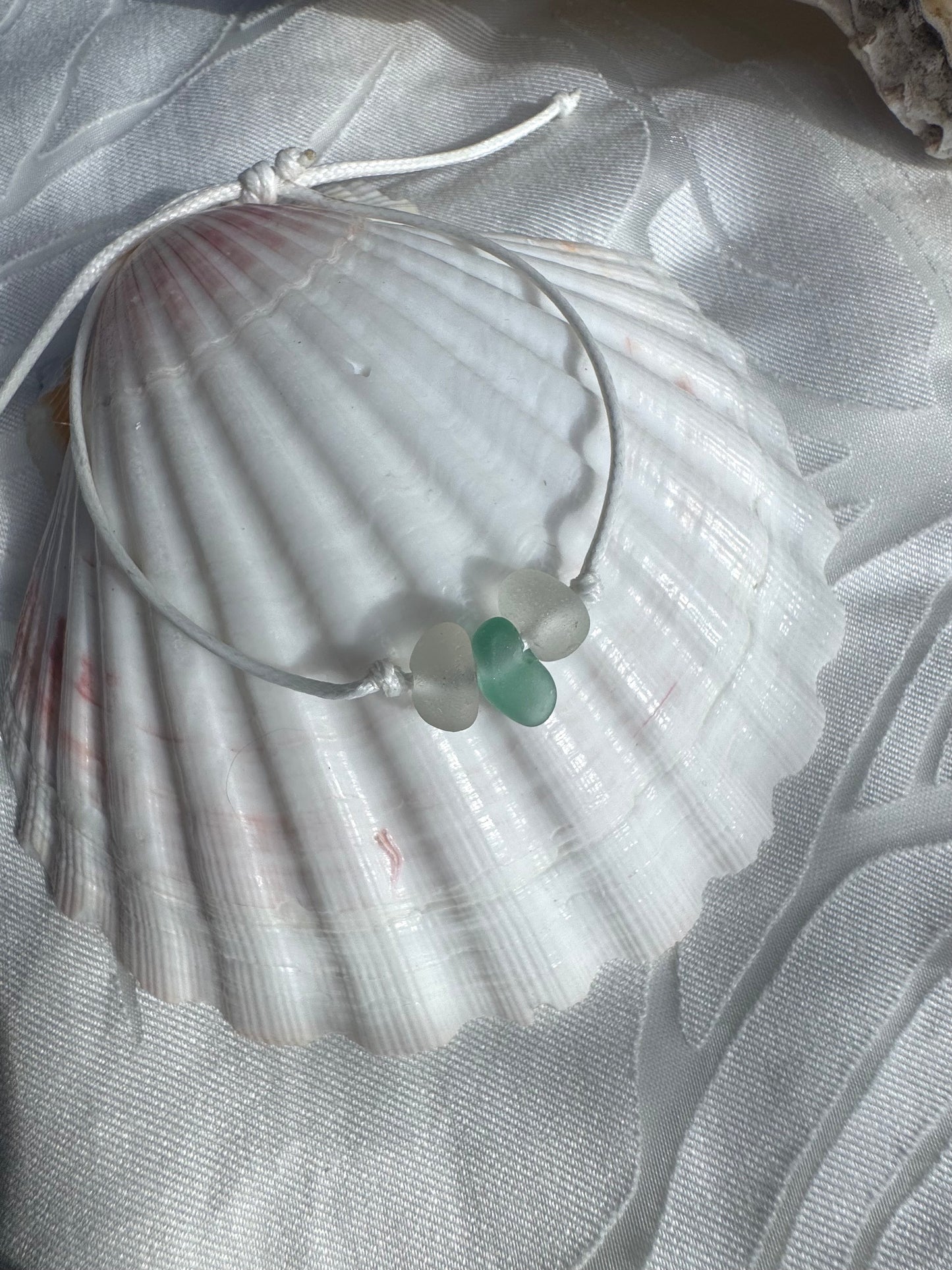 Multi seaglass bracelet