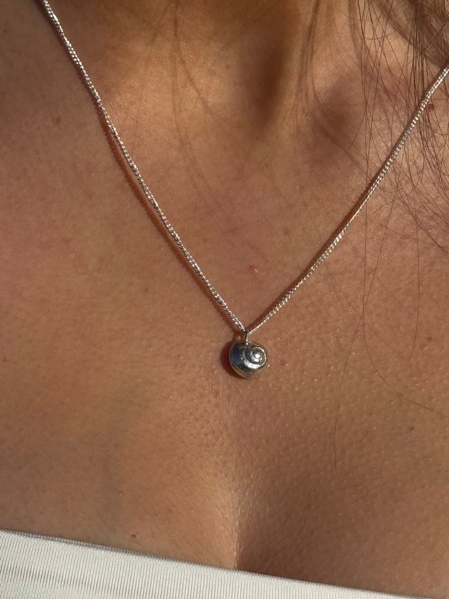 Mini shell casted necklace