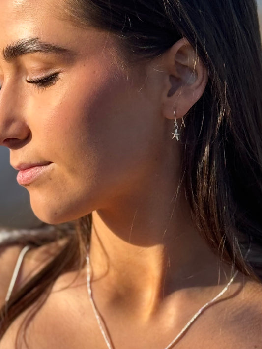 Starfish earrings.